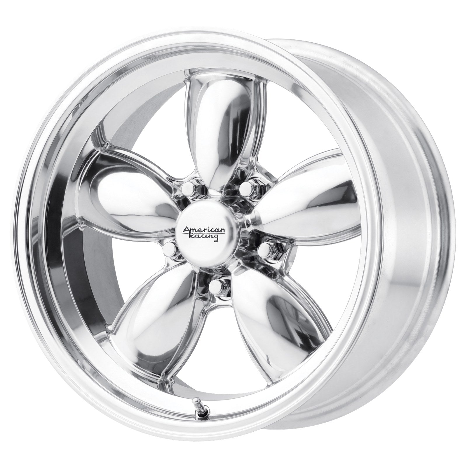 American Racing Vintage VN504 CAP SNAP IN POLISHED