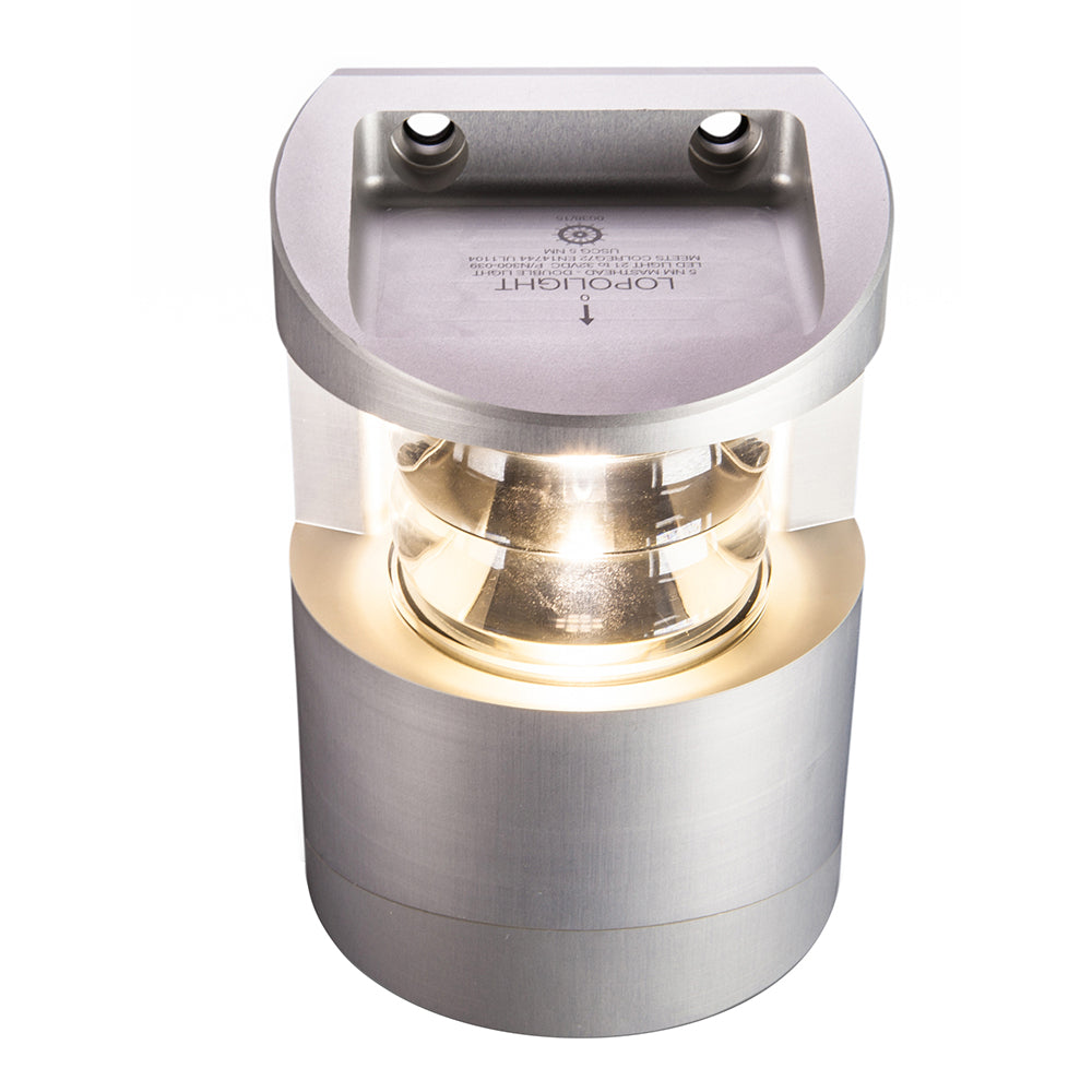 Lopolight Series - Double Stacked Masthead Light - 5nm - Vertical Mount Housing