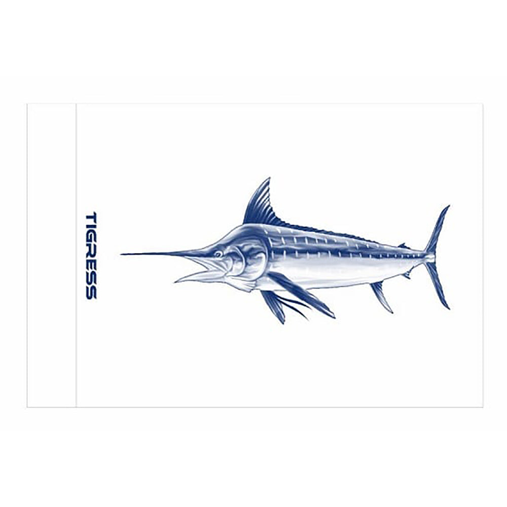Tigress Marlin Release Flag - 12" X 18"