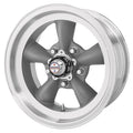 American Racing Vintage VN105D TT-D 14X6 5X4.75 S-BLK/MCH -2MM