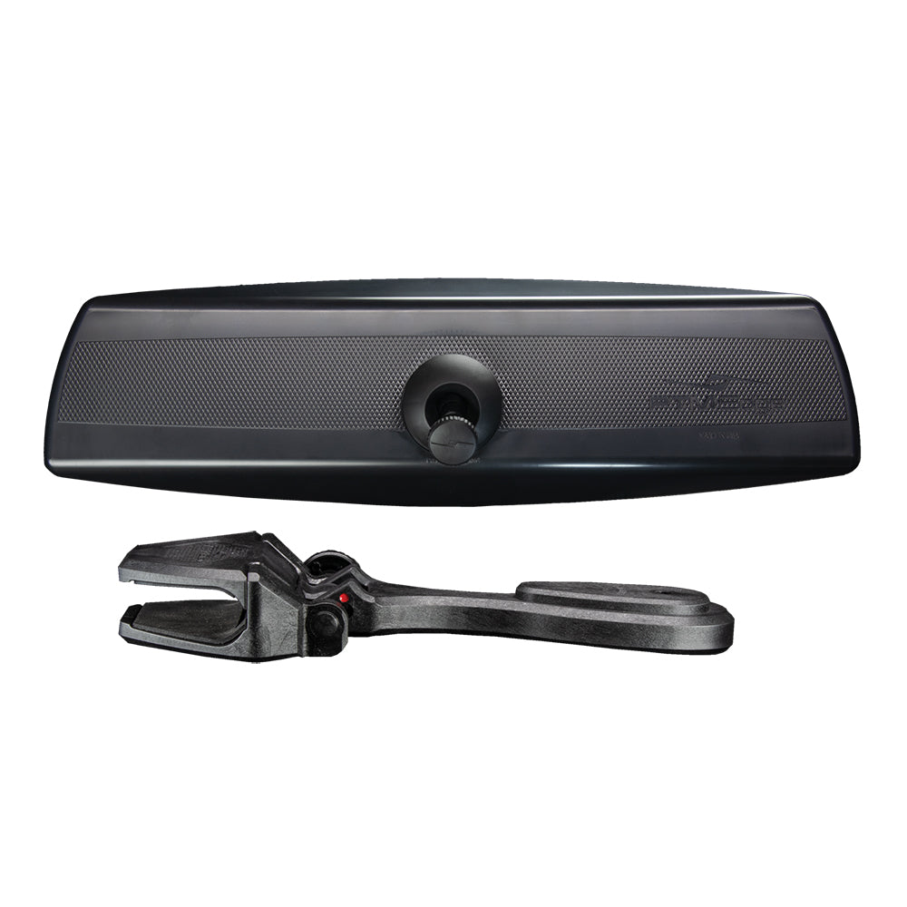 PTM Watersports Mirror/Bracket Kit w/VR-140 PRO Mirror &amp; CFR-200 (Black)