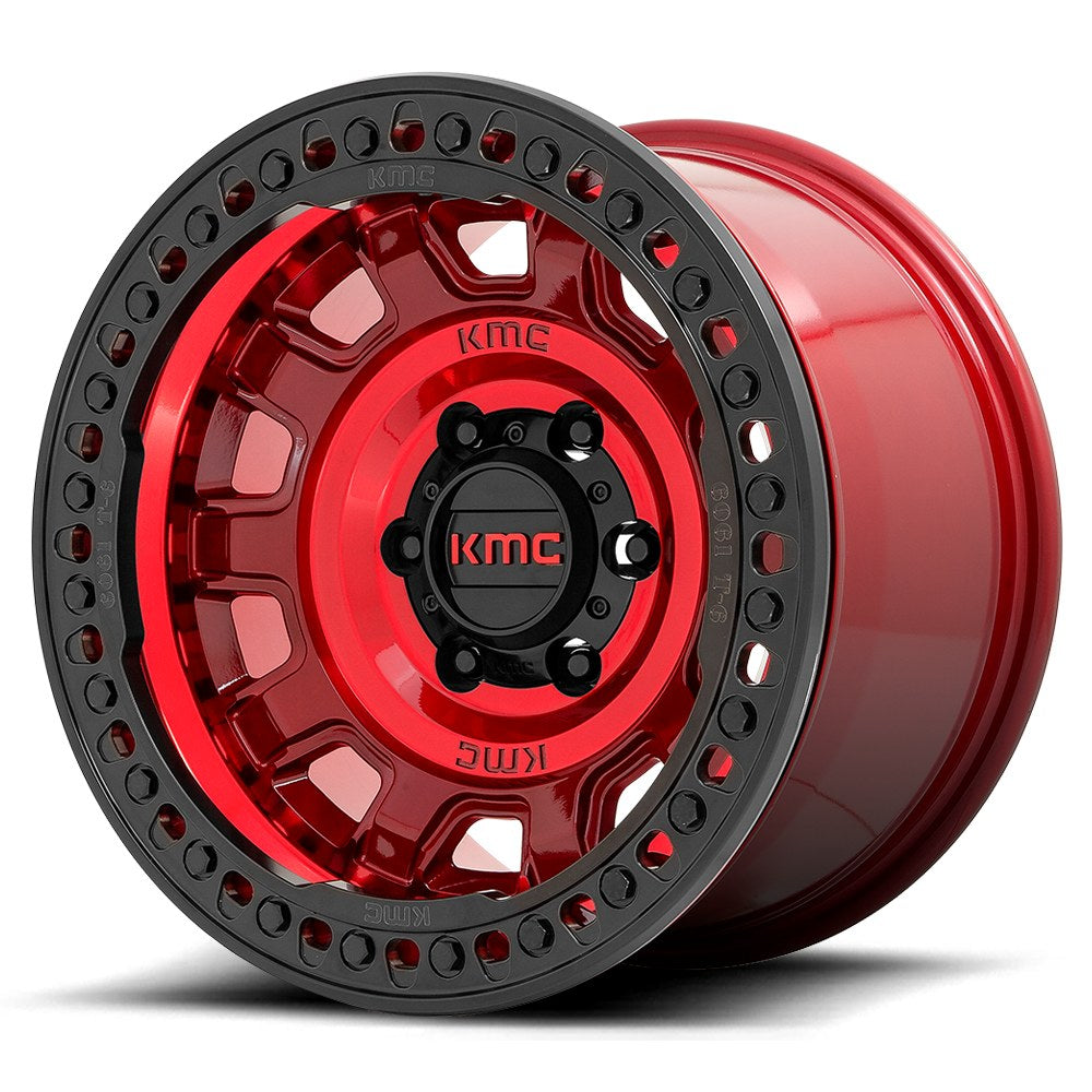 KMC Tank Bl 17X9 6X5.5 C-Red -38