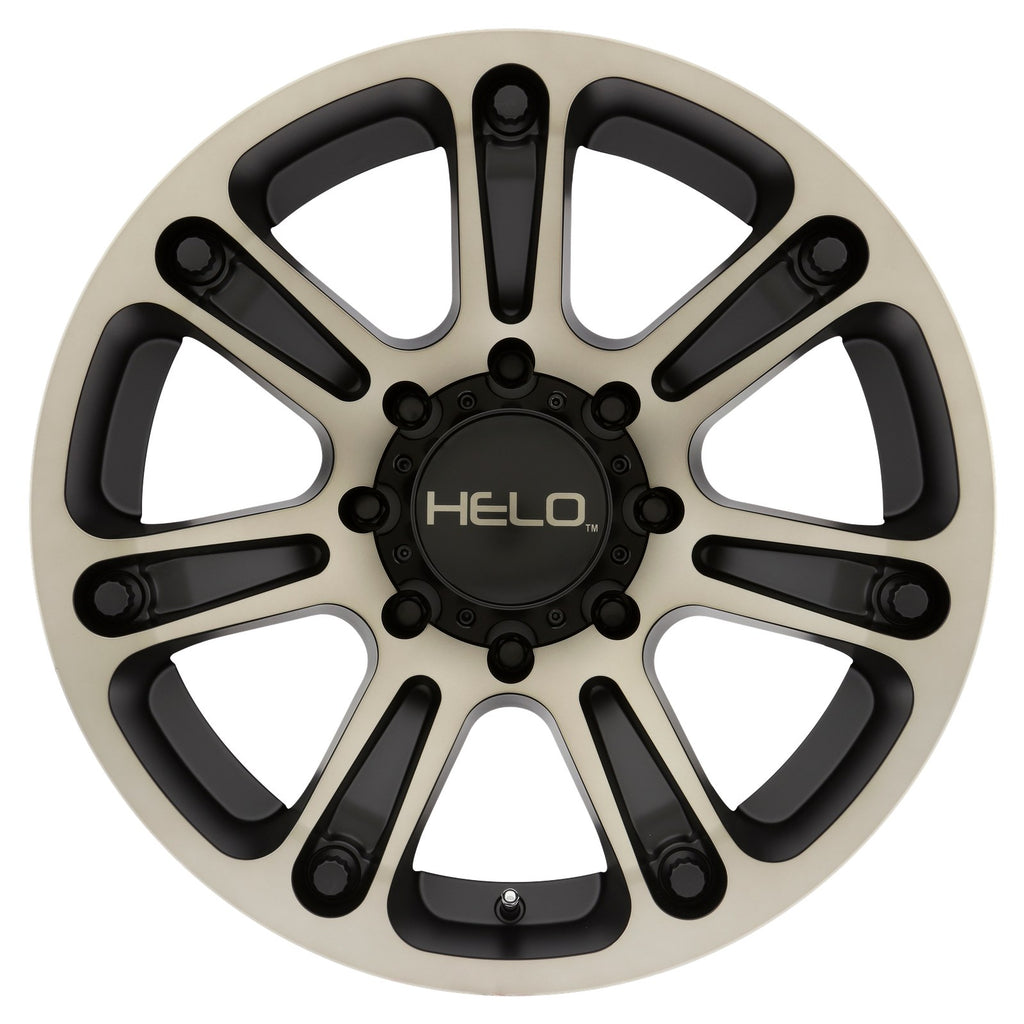 Helo HE904 20X9 5X5.0 Satin Black Dtcc -12MM