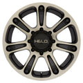 Helo HE904 20X9 5X5.0 Satin Black Dtcc -12MM