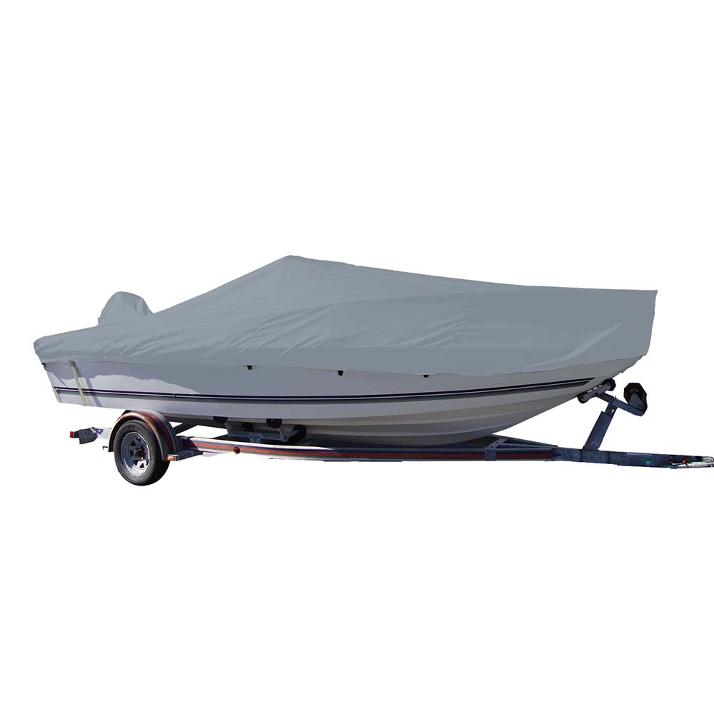 Carver Sun-DURA&reg; Styled-to-Fit Boat Cover f/18.5' V-Hull Center Console Fishing Boat - Grey