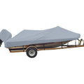Carver Sun-DURA&reg; Styled-to-Fit Boat Cover f/21.5' Wide Style Bass Boats - Grey