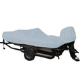 Carver Poly-Flex II Styled-to-Fit Boat Cover f/19.5' Fish &amp; Ski Style Boats w/Walk-Thru Windshield - Grey