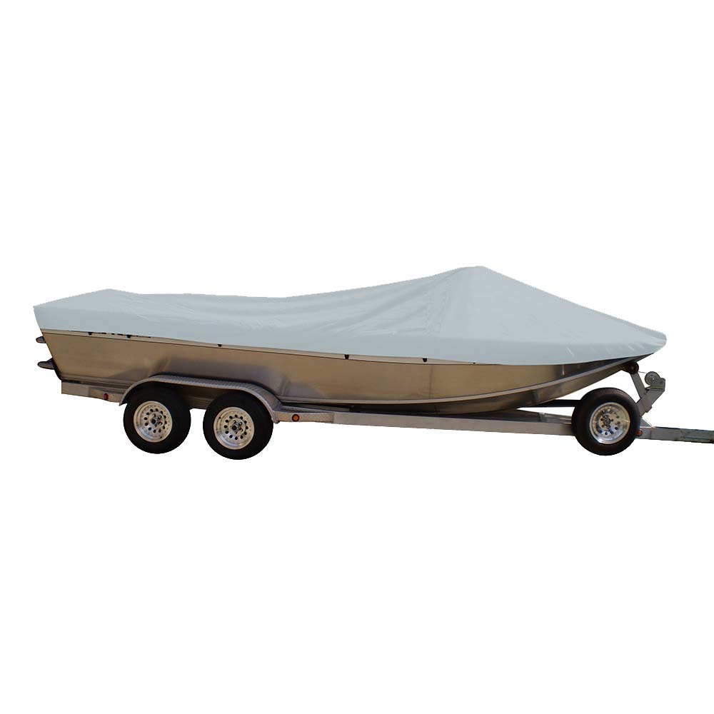 Carver Sun-DURA&reg; Styled-to-Fit Boat Cover f/21.5' Sterndrive Aluminum Boats w/High Forward Mounted Windshield - Grey