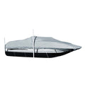 Carver Sun-DURA&reg; Styled-to-Fit Boat Cover f/22.5' Sterndrive Deck Boats w/Walk-Thru Windshield - Grey