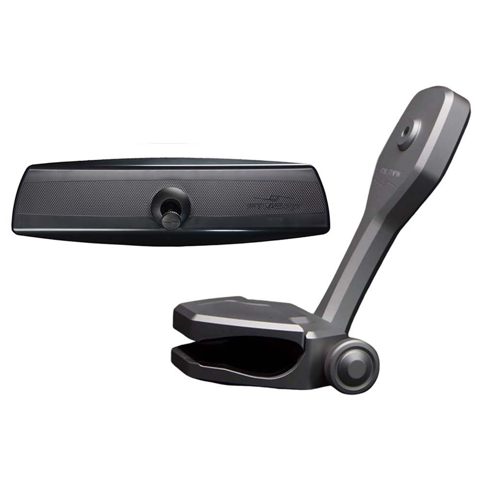 PTM Watersports Mirror/Bracket Kit w/VR-140 PRO Mirror &amp; ZXR-361 (Titanium Grey)