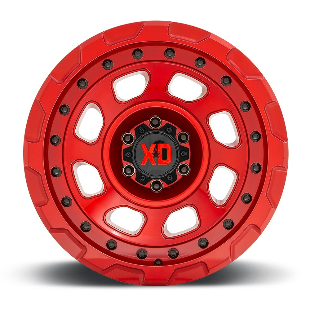 XD861 17X9 6X5.5 Gl-Red 00MM