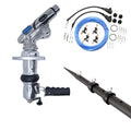 Tigress Xd Crank Top Mount System - 18' - Carbon Fiber Xd / Outriggers Pro Series Double Rigging Kit