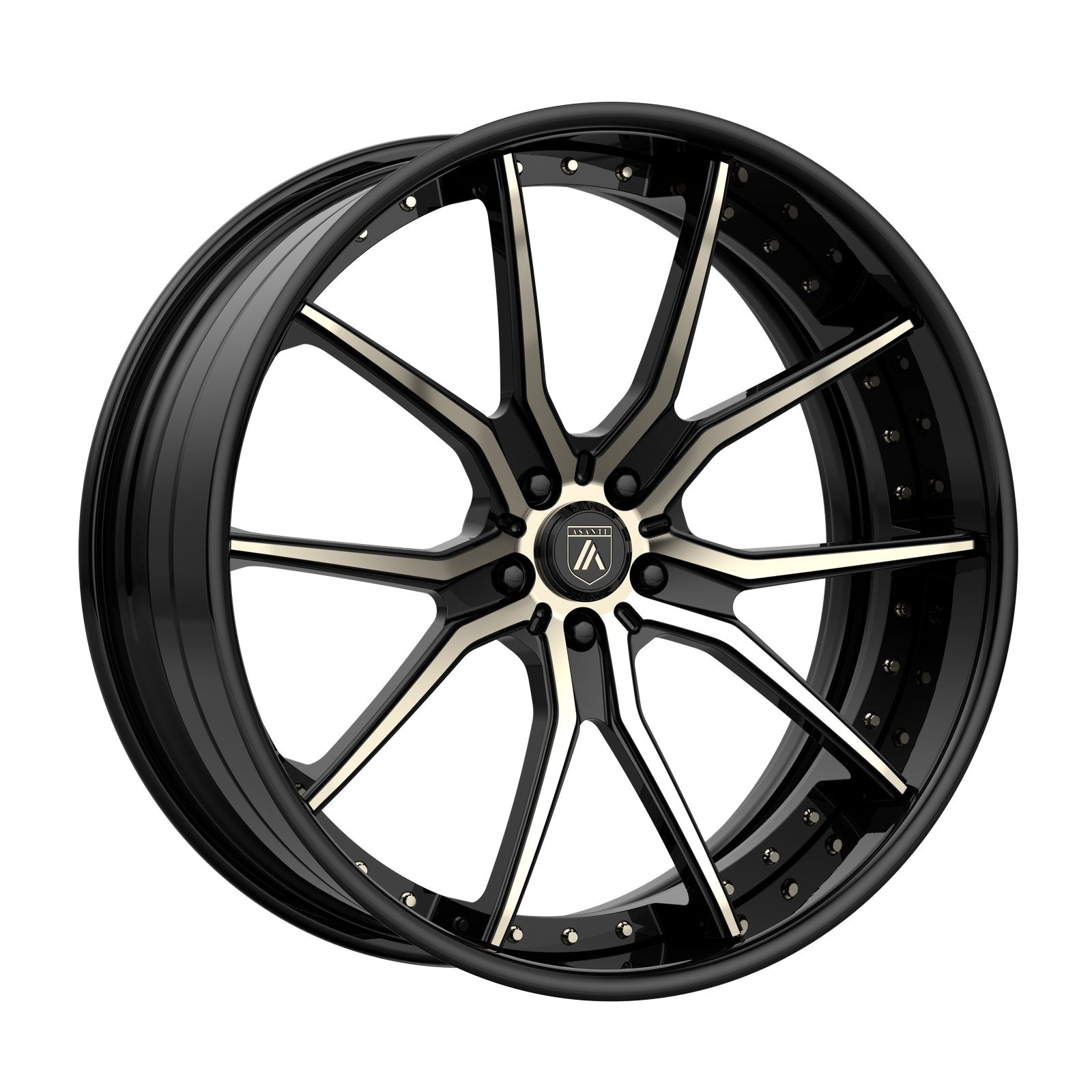Asanti Forged CX875 2PC. 22X10 5X112 +30 BRUSHED