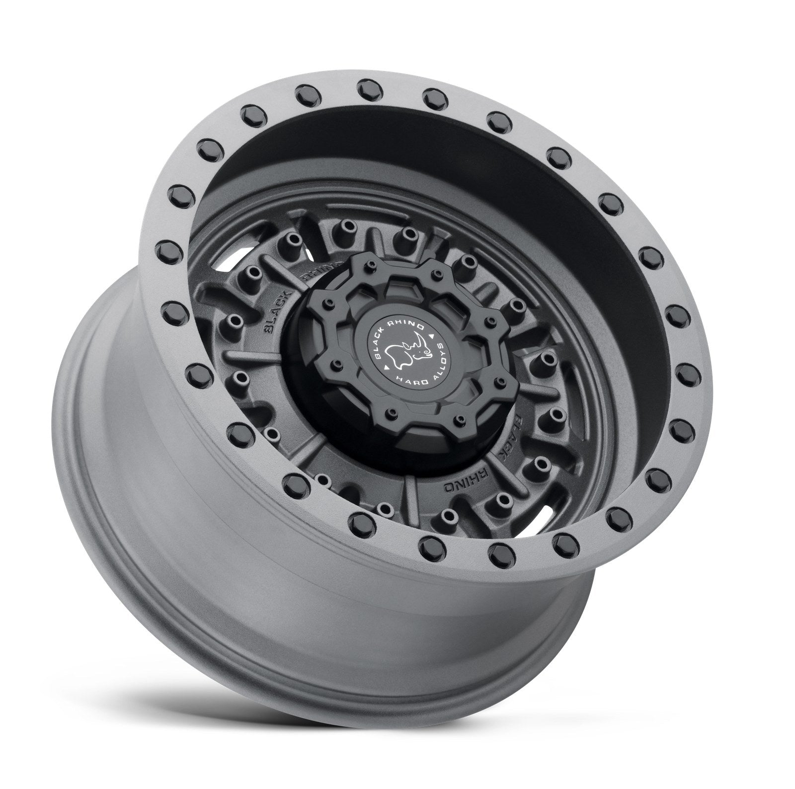 Black Rhino Hard Alloys BR ABRAMS 20X9.5 6X120 +12 67 TXT M-GM