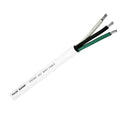 Pacer Round 3 Conductor Cable - 100' - 16/3 AWG - Black, Green &amp; White