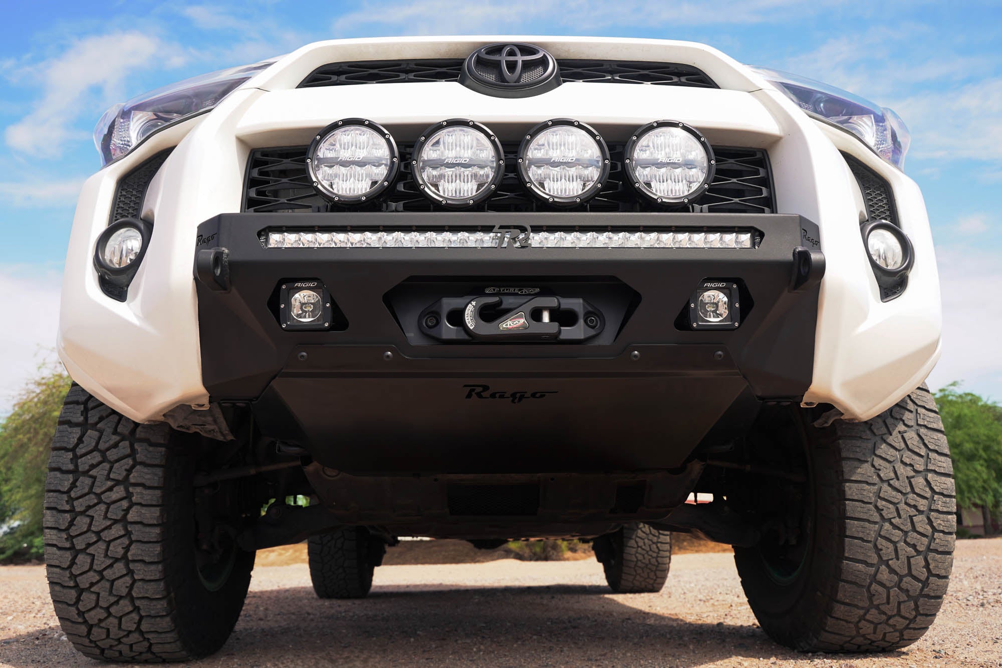 2014-2024 Toyota 4Runner Skid Plate for Center Mount Front Bumper
