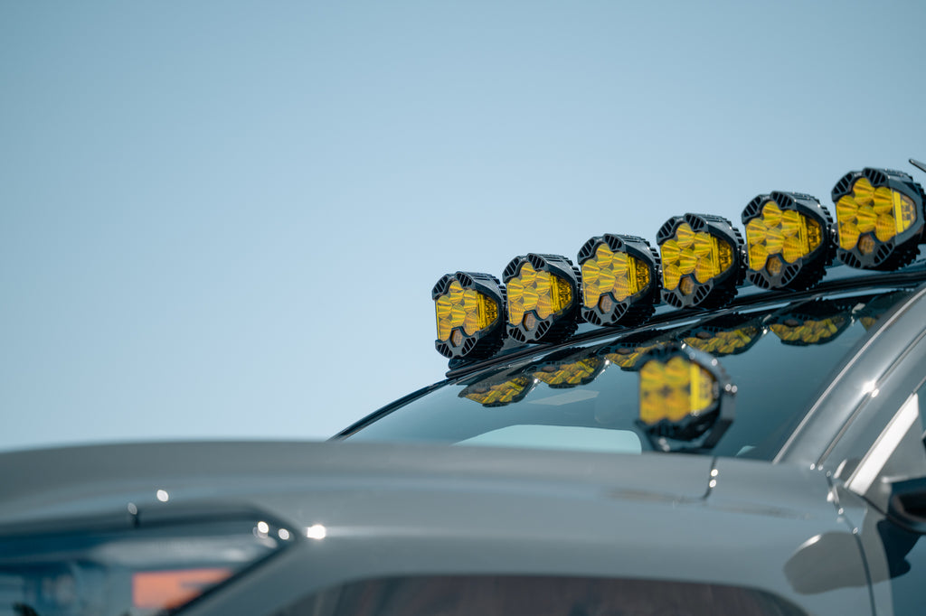 Toyota Roof Rack Baja Designs LP6 Round Light Mount