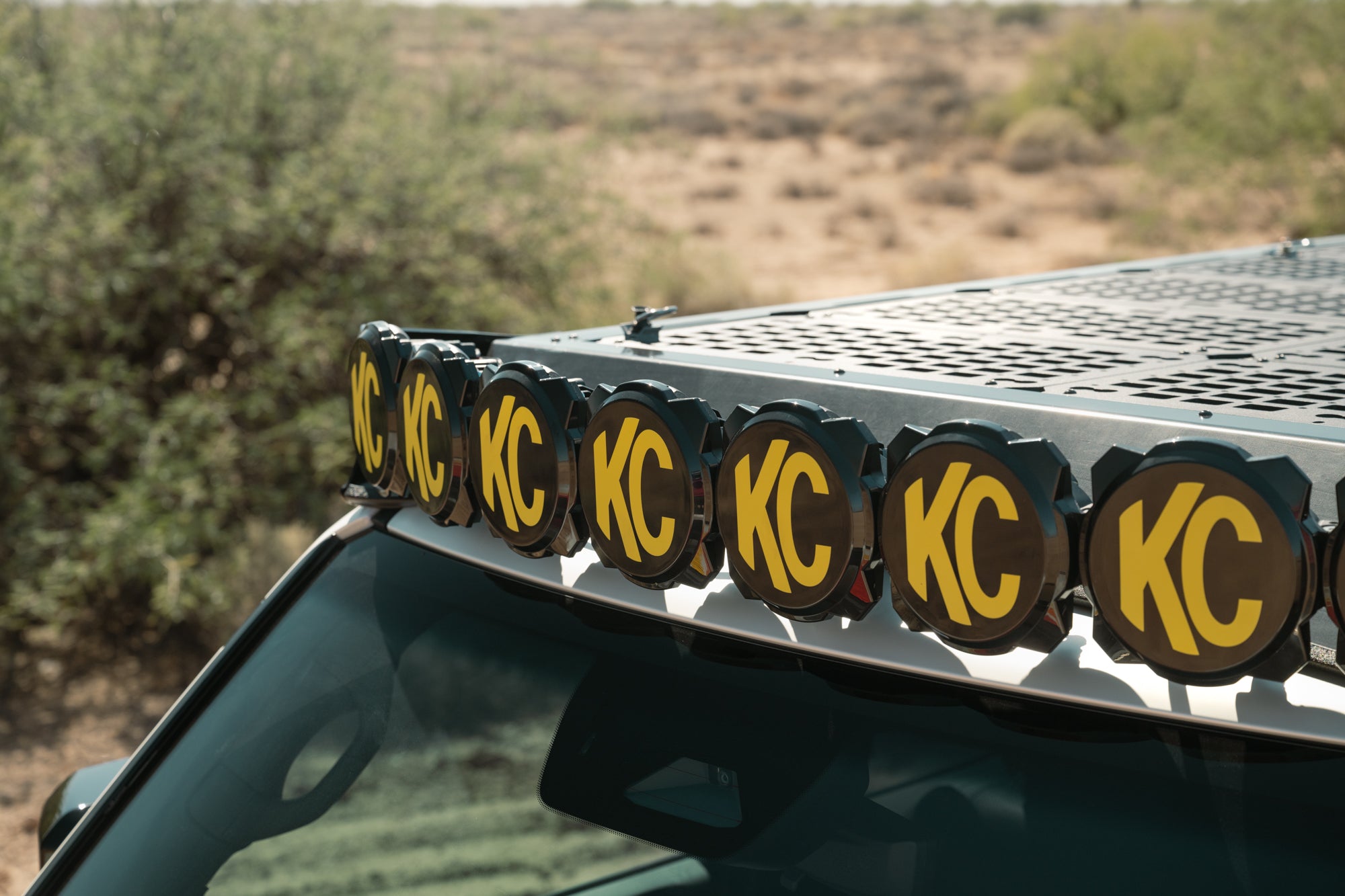 2024 Toyota Land Cruiser KC Light Mount for Rago Roof Rack