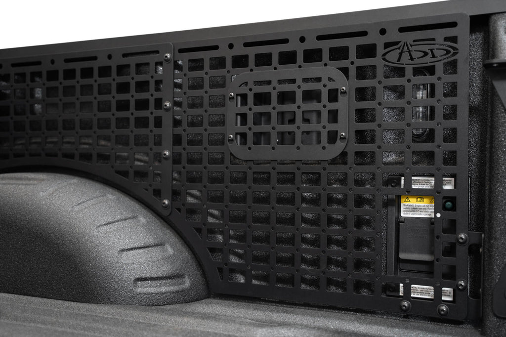 2023 Ford Super Duty Bed Side Molle Panels Passenger Full Kit