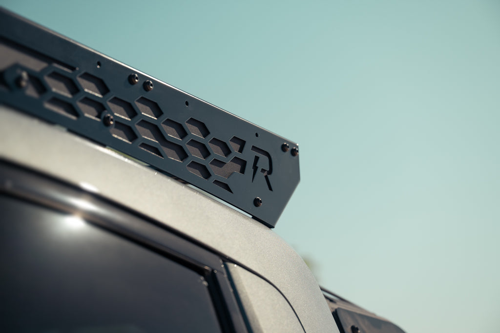2022-2025 Rivian R1T Roof Rack w/ Light Pocket (Honeycomb)