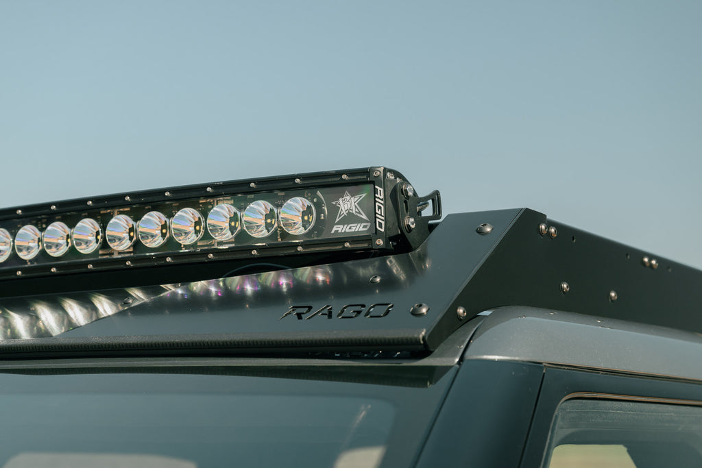 2022-2025 Rivian R1T Roof Rack w/ Light Pocket (Honeycomb)