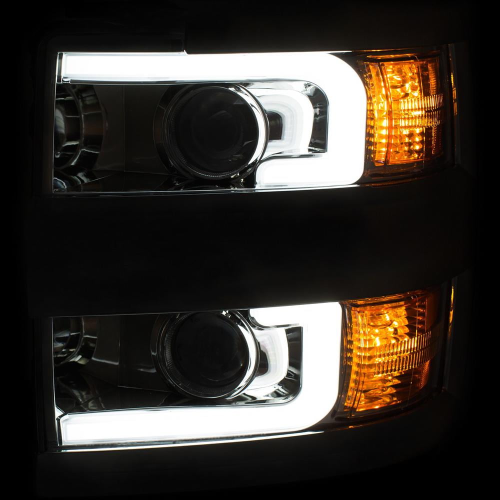 Projector Headlights W/ Plank Style
