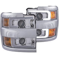 Projector Headlights W/ Plank Style