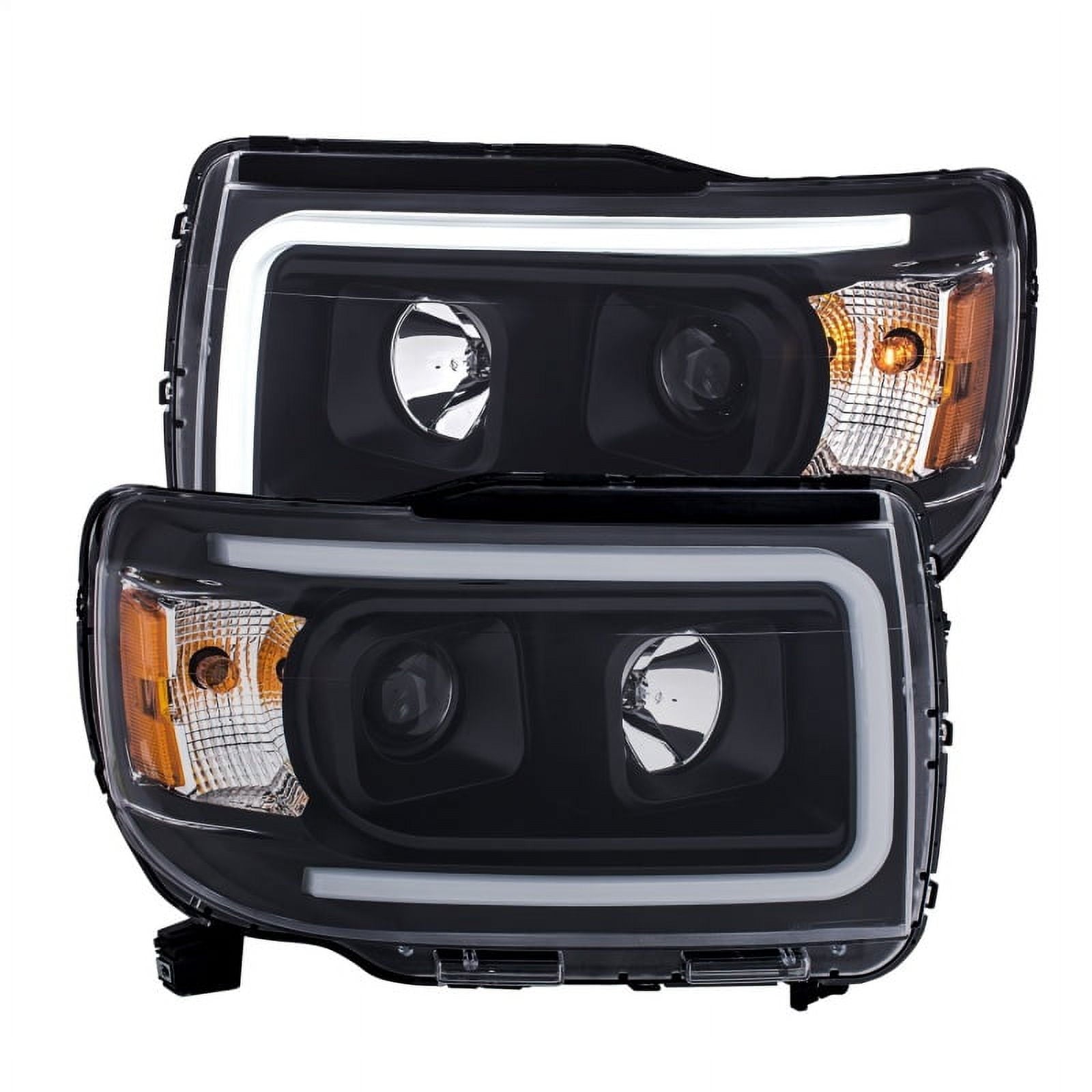 Projector Headlights W/ Plank Style