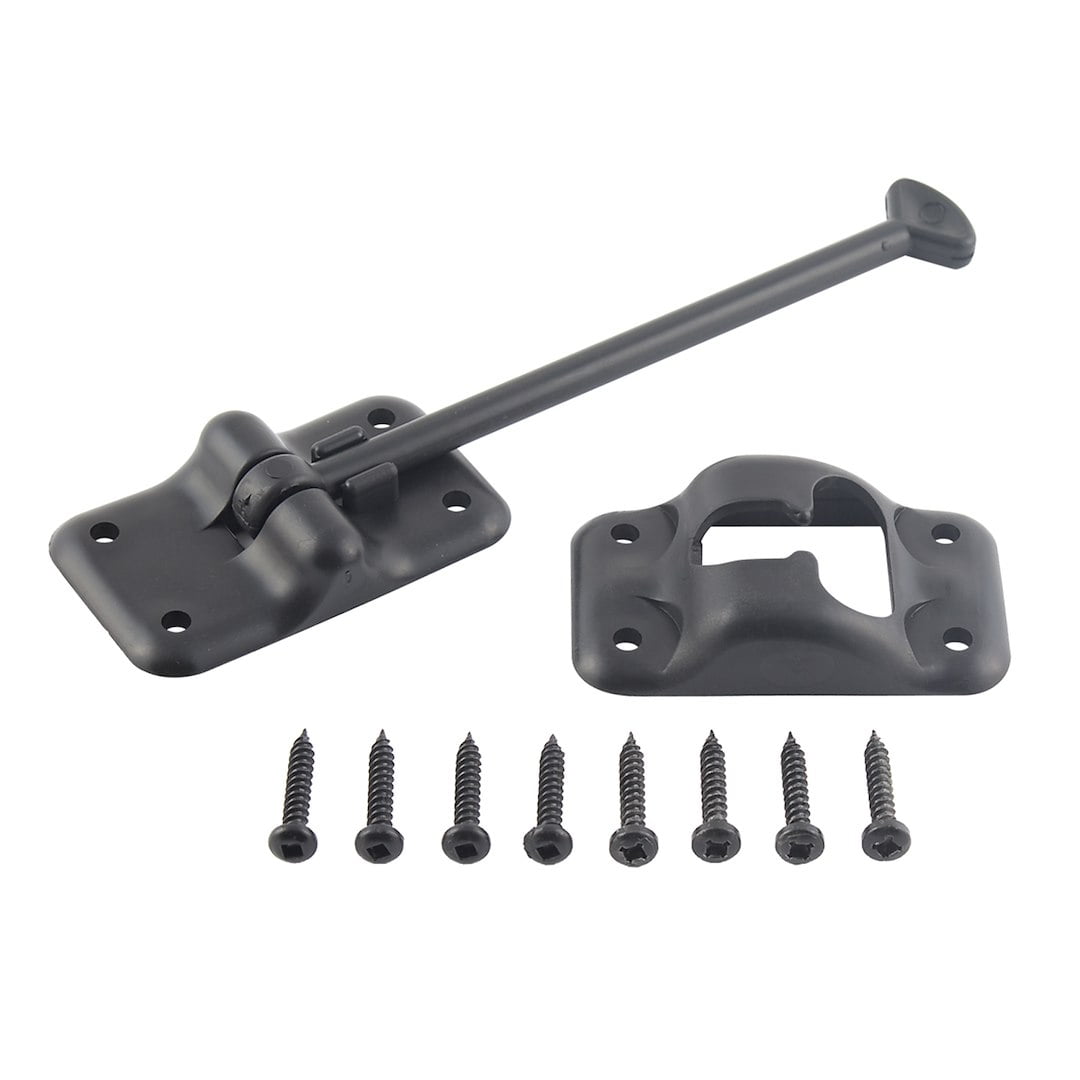 Plastic Door Holdback 6' Black