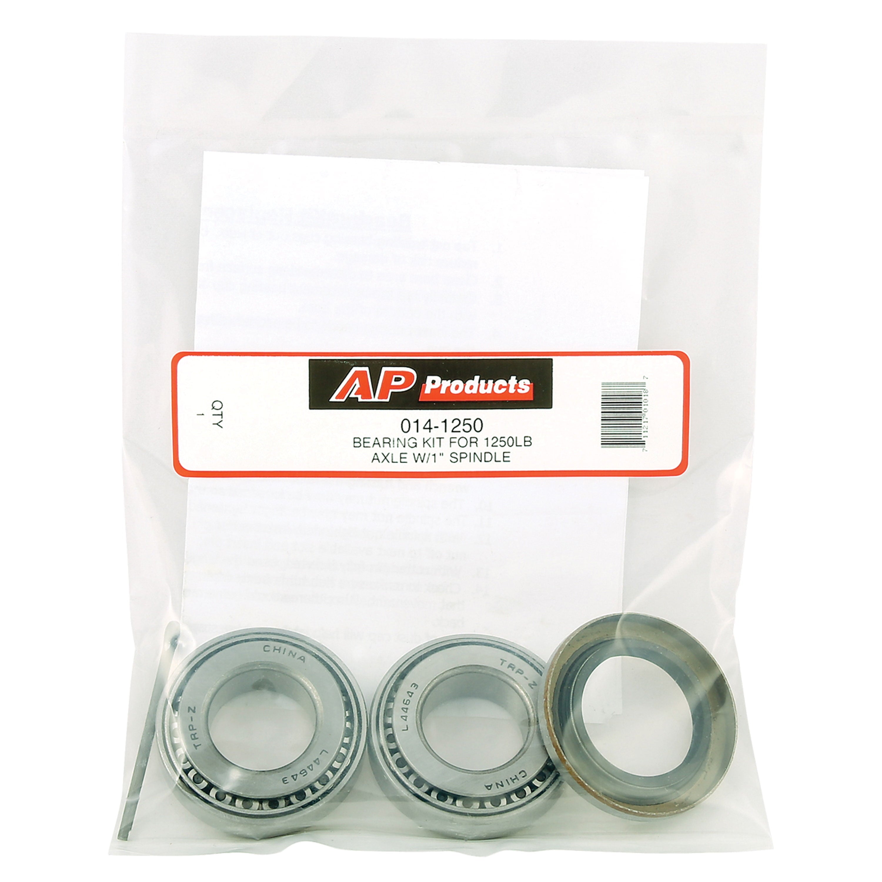 Bearing Kit 1.25K 1' Spdl