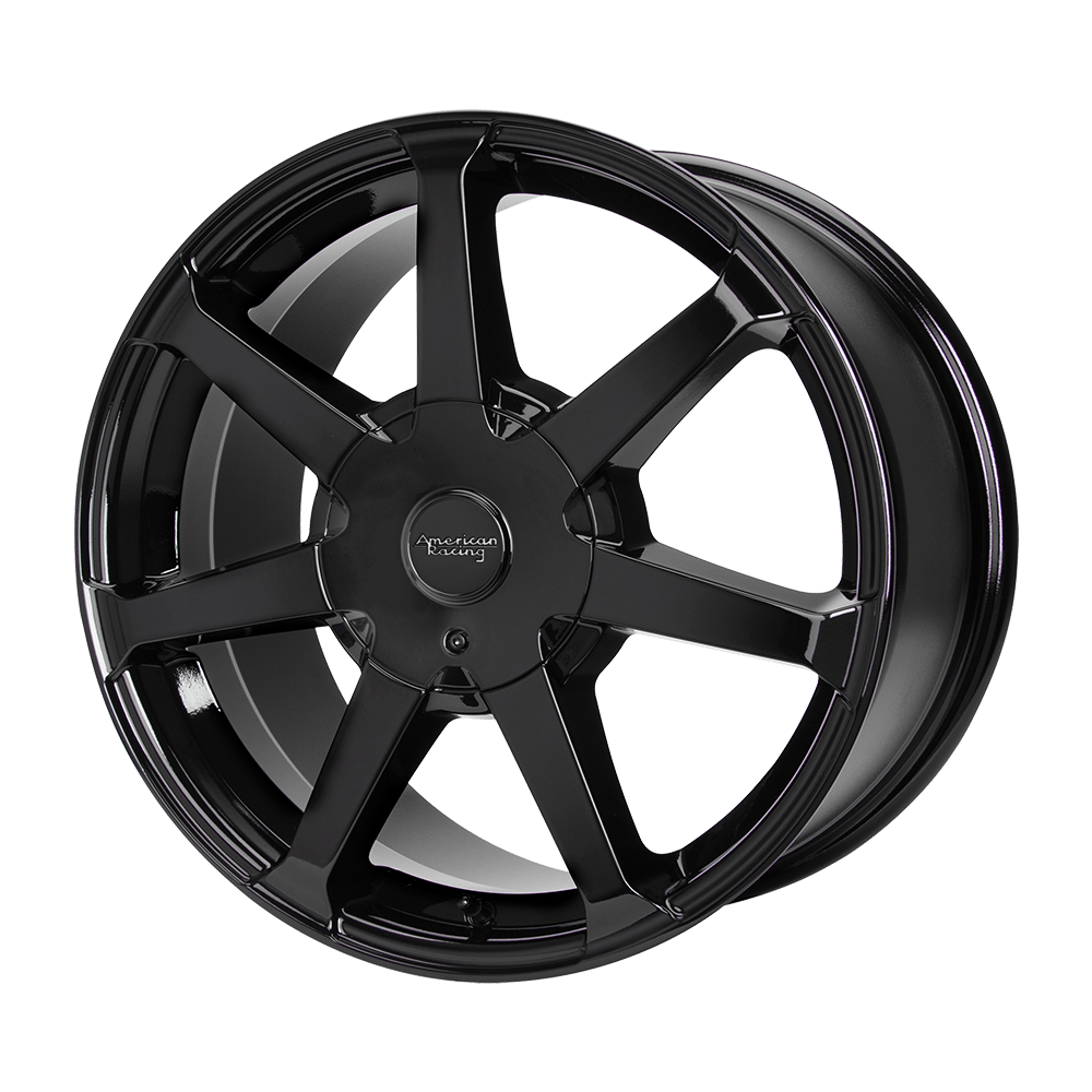 American Racing AR930 16X7 5X4.25/4.5 GLOSS BLACK 40MM