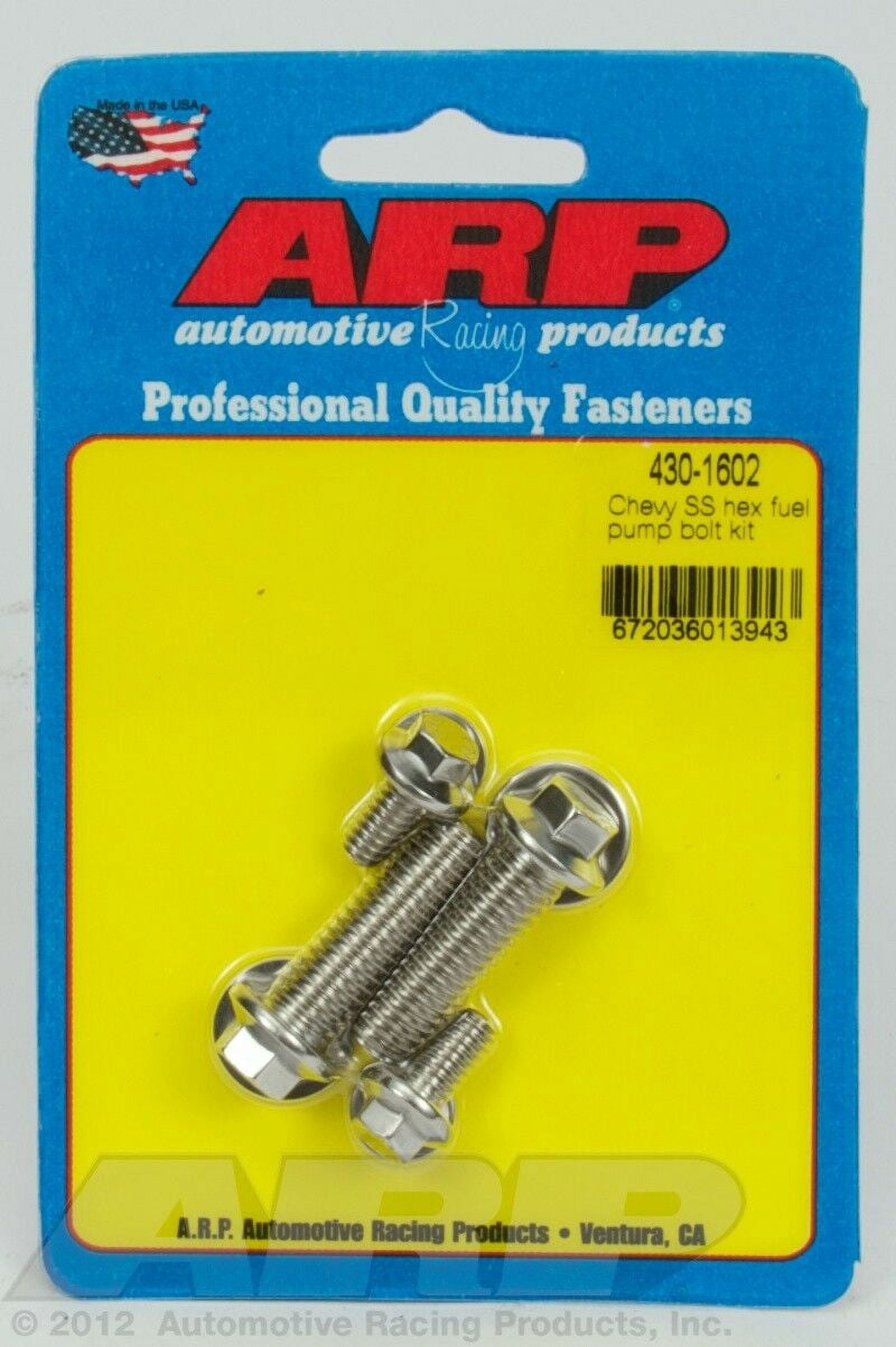 Stnless Fuel Pump Bolt Kt