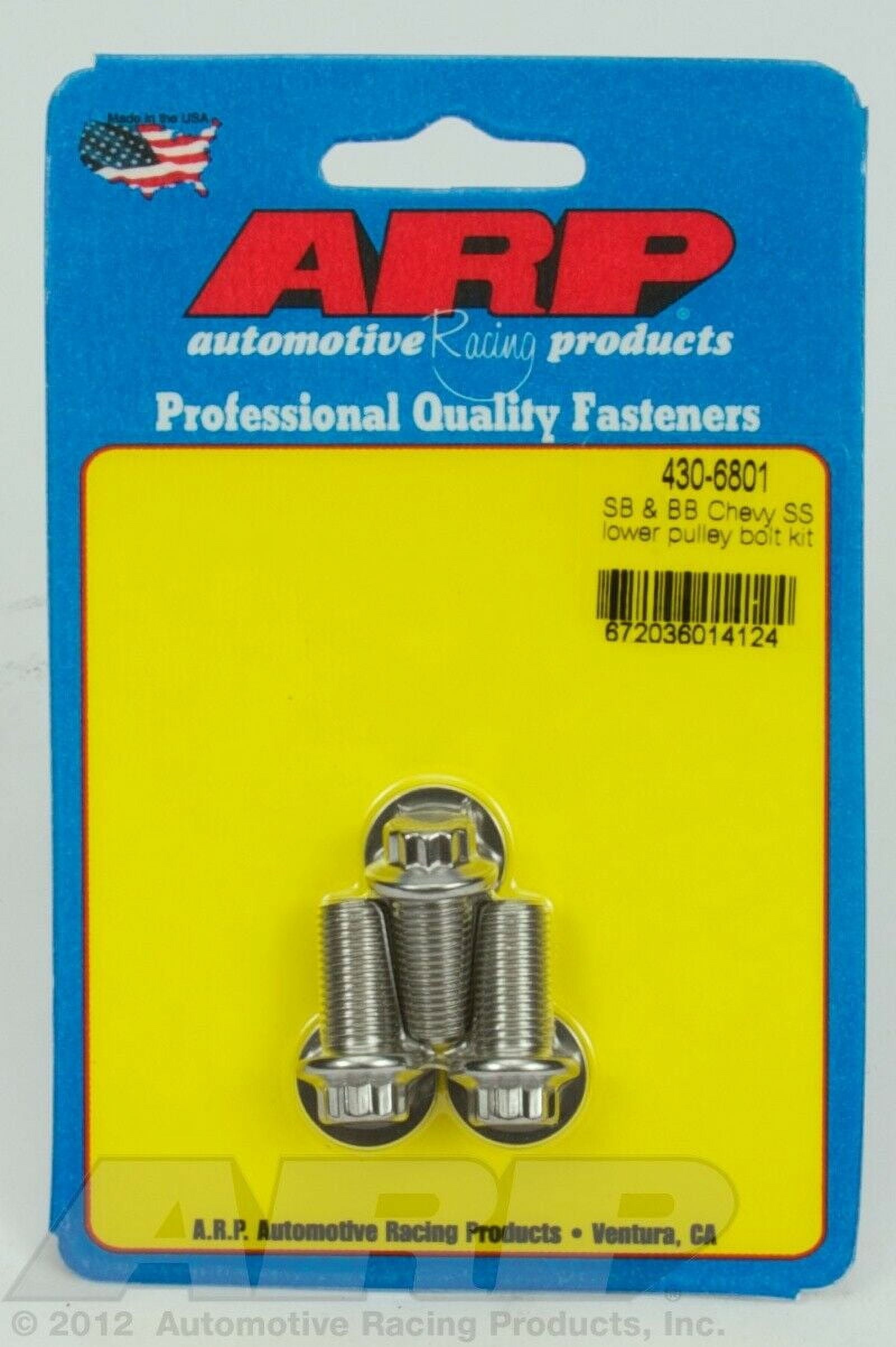 Lwr Pulley Bolt Kit