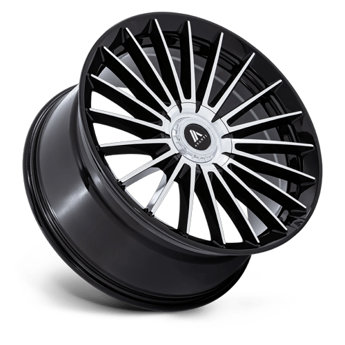 Asanti Black VICEROY 22X10.5 5X4.25/4.5 72 +45 BLK-MC