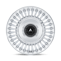 Asanti Black TIARA 20X9 5X115/120 74 +15 CHROME
