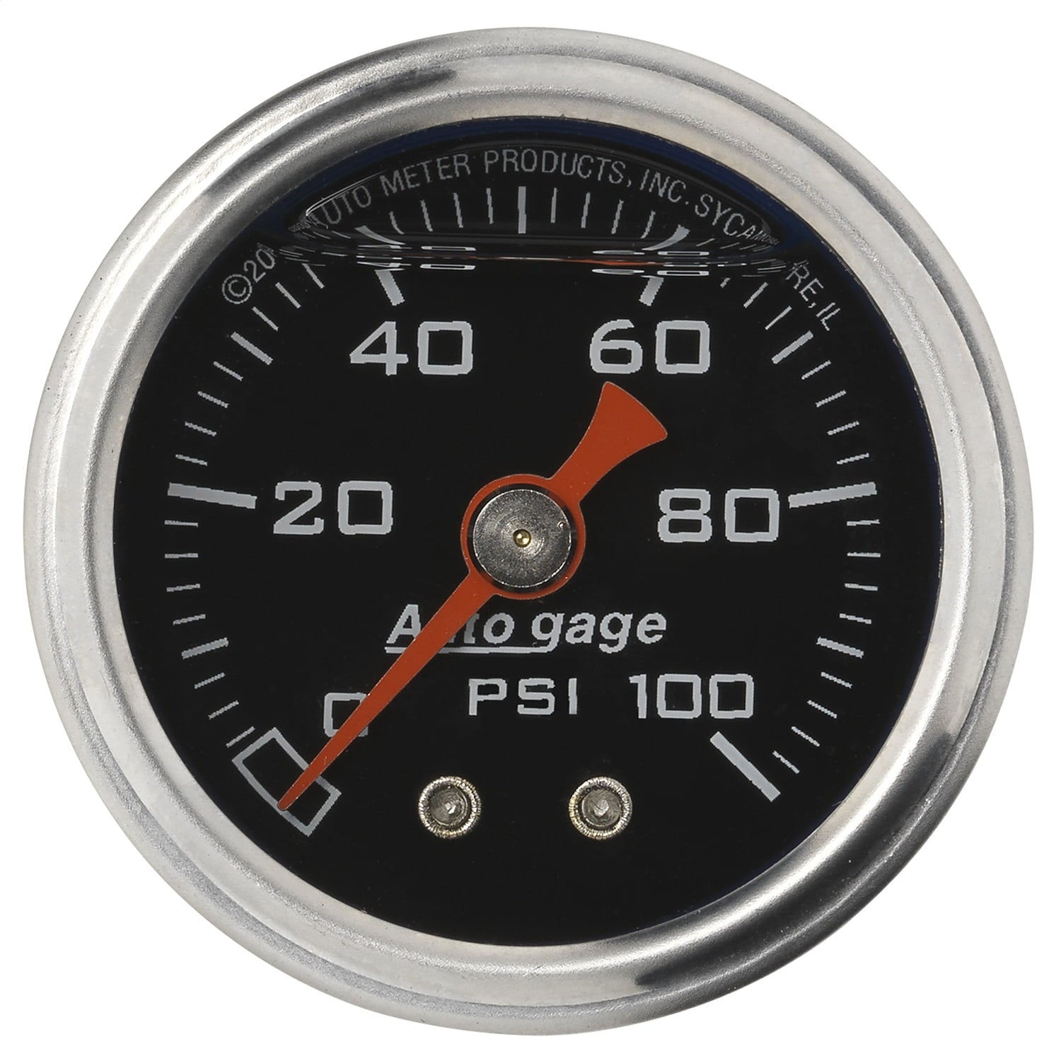 Autogage PSI Blk DIAL1.5'
