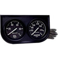 AUTO METER 2392 2IN 2 GAUGE CONSOLE, OIL/ WATER, MECH, BLACK