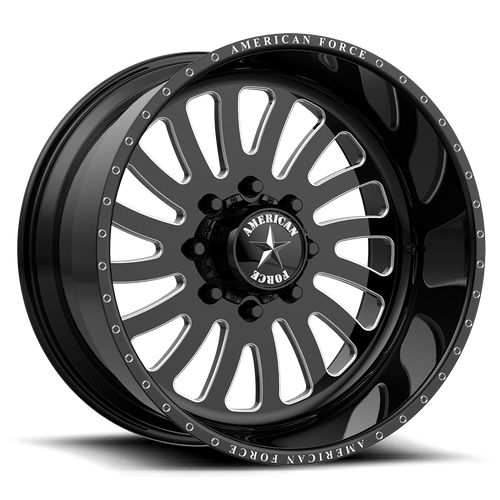 American Force OCTANE 22X14 8X180 -73 BLACK L