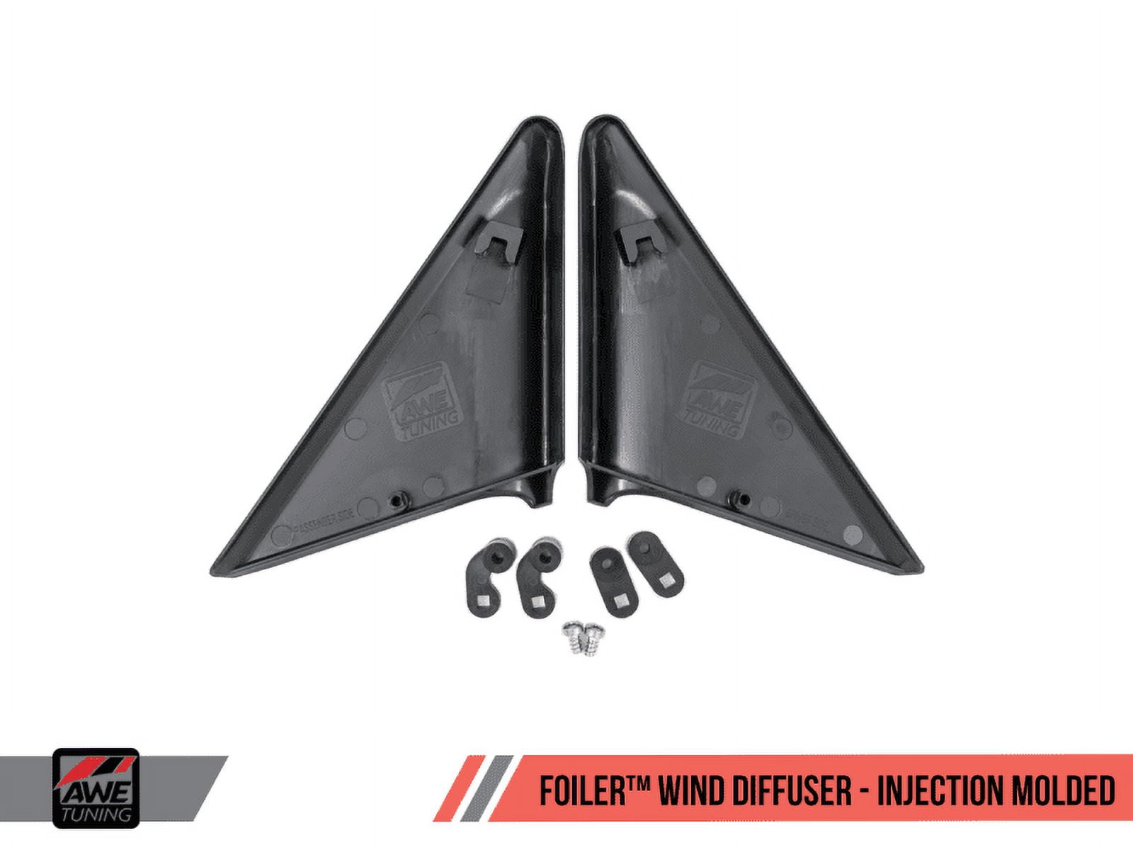 AWE Tuning Foiler Wind Diffuser for Porsche 991, 981, and 718 Models