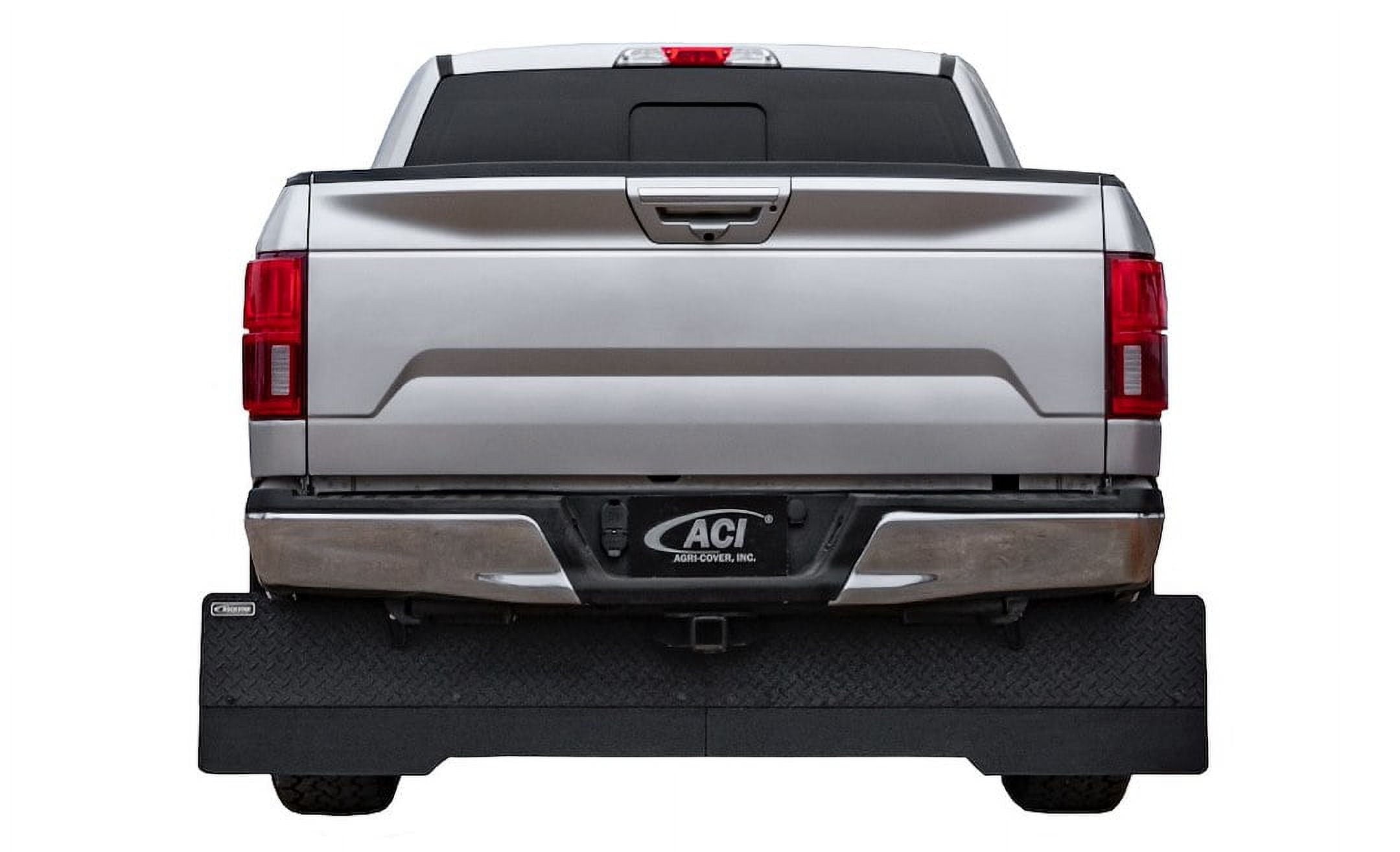 Access Cover H2050019 Mud Flap Rockstar Single Flat Without Logo Black Screw On