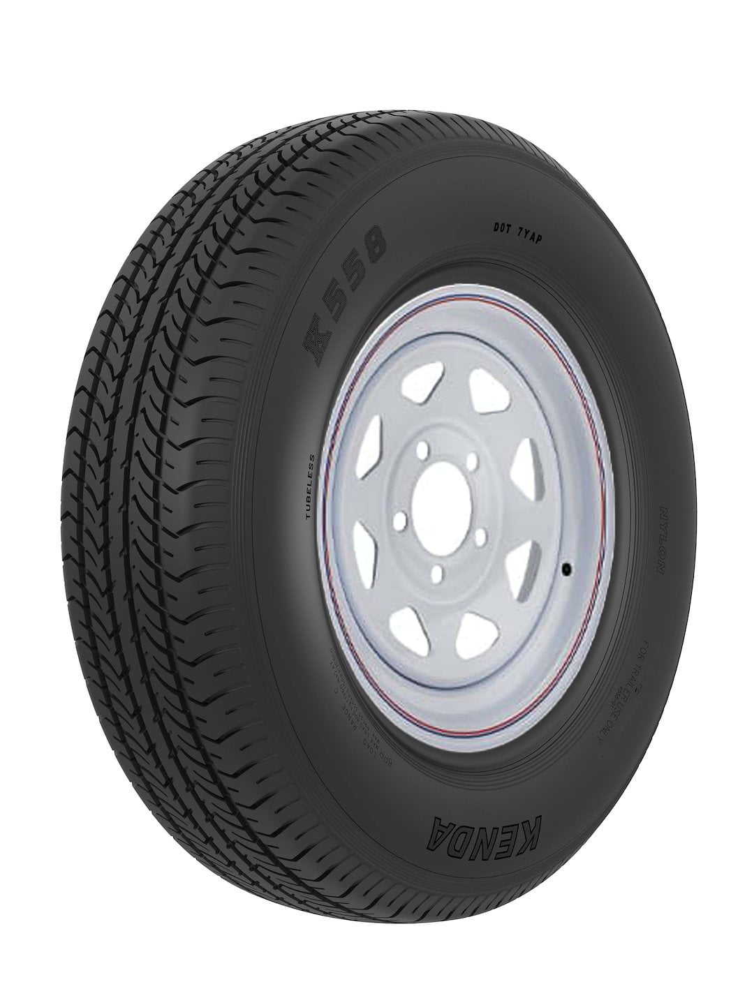 ST205/75D14 C/5H Spk Wht Str K558 K