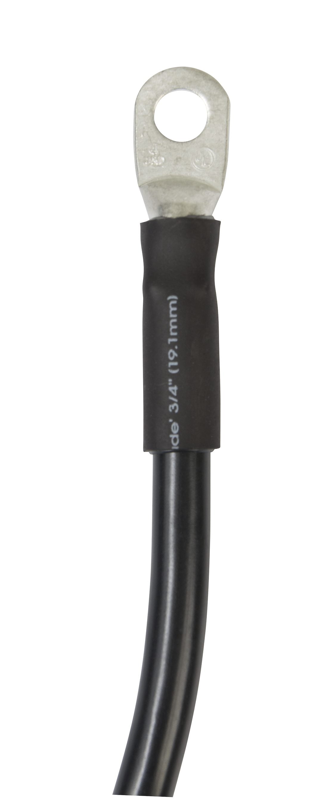 Ancor 189130 Boat Motor Battery Cable Assembly Black 5/16" Stud 4 Gauge 18"