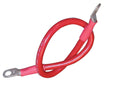 Ancor 189141 Battery Cable Assembly, 2 AWG Wire, 0.37 in. Stud, Red - 18 in.