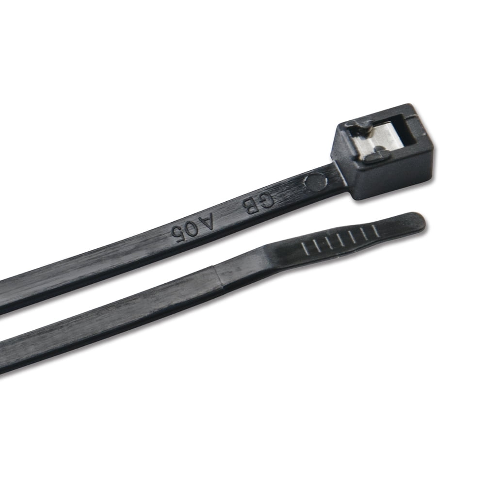 Ancor 199277 8 in. UV Black Self Cutting Cable Zip Ties