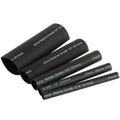 Ancor Marine Grade Adhesive Lined Heat Shrink Tubing Assortment Pack 8pc Black