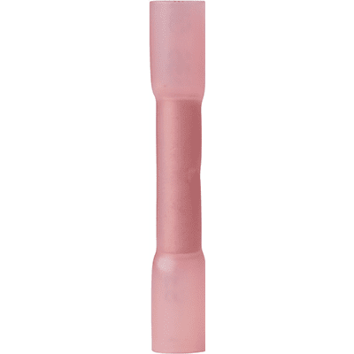 Ancor 309099 Red 22-18 Wire Range Heat Shrink Butt Connectors - 100 Pack