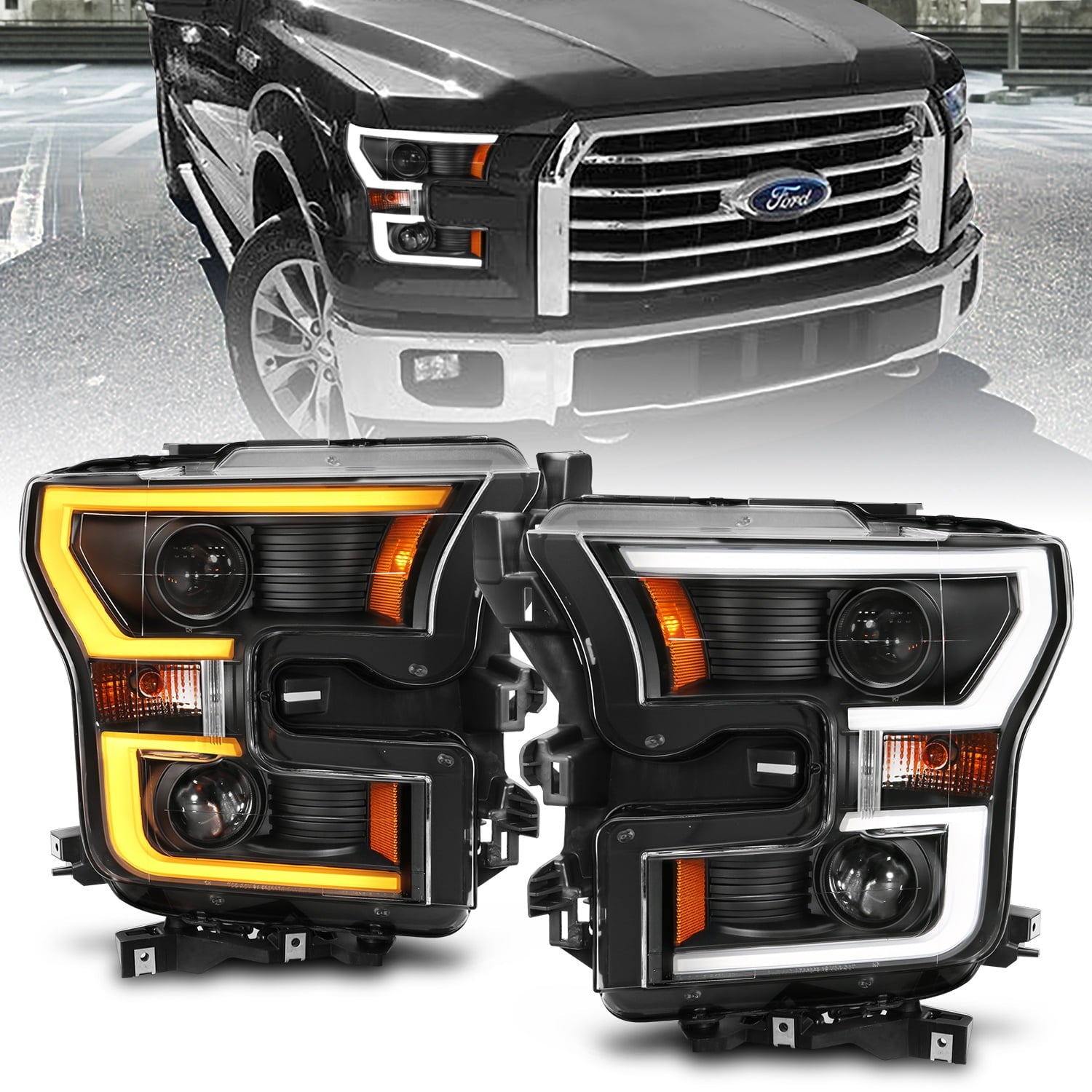 Hl F150 S.back Blk 15-16