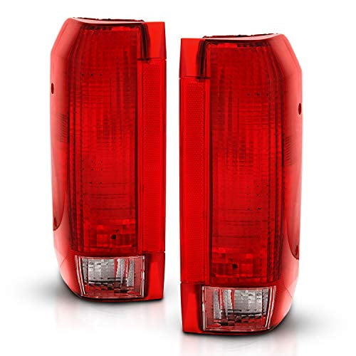 Tail Light Assembly; Red/Clear Lens