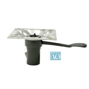 Attwood 238153-7 238 Series Seat Mount - Plated Steel, Forward Handle, 3° Tilt