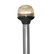 Attwood 2NM All-Round Anti Glare Fold-Down Lights with Black Composite Lightarmor Base & Aluminum Pole